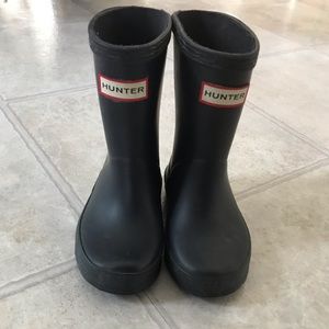Hunter rain boots toddler 7 / 8 navy